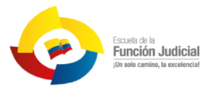 Logotipo de Escuela de la Función Judicial